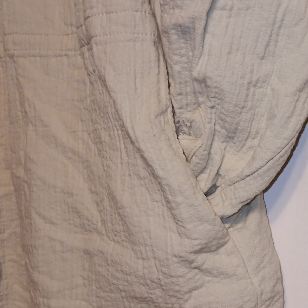 Carly Jean Los Angeles Distressed Button Up Jacket - Picture 2 of 4
